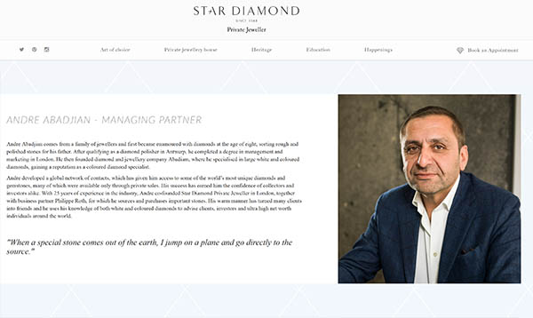 Star Diamond-Andre-Abadjian